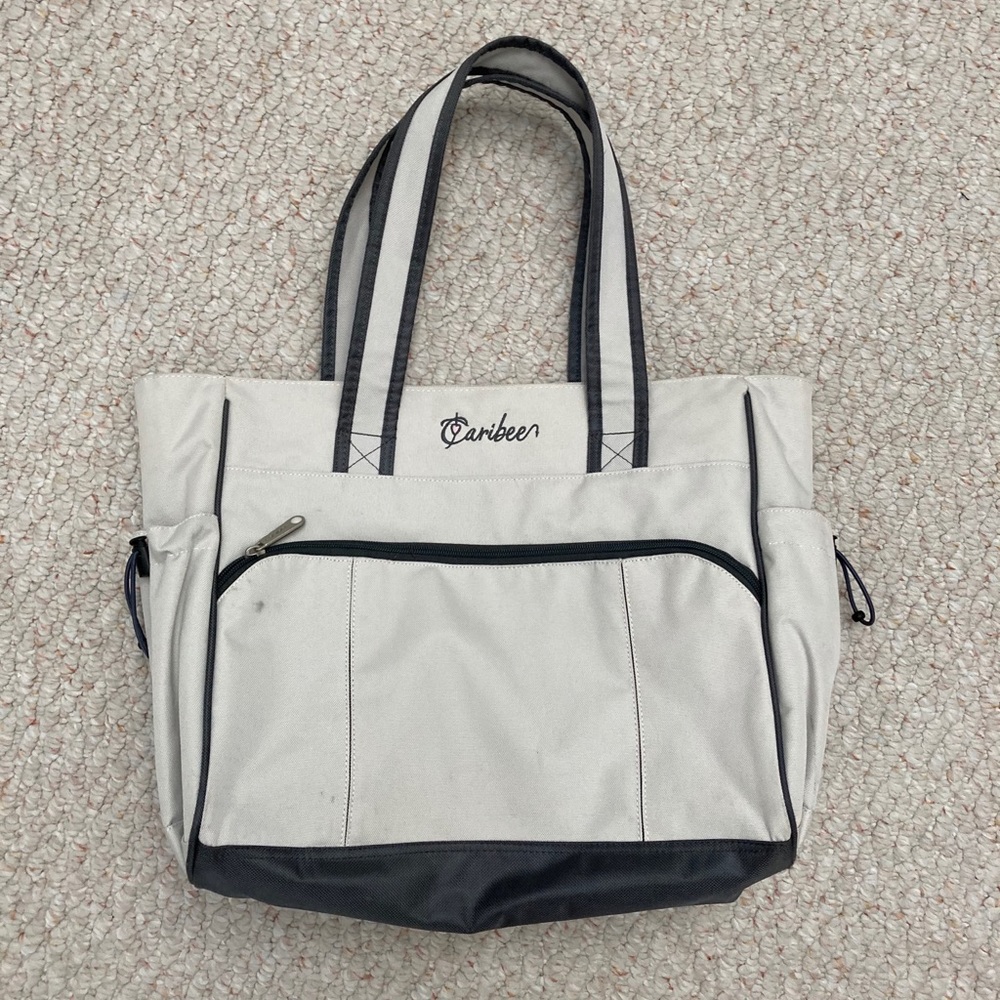 Caribee Light Grey Polyester Tote Bag Heavy Duty